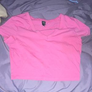 Wild fable pink crop top